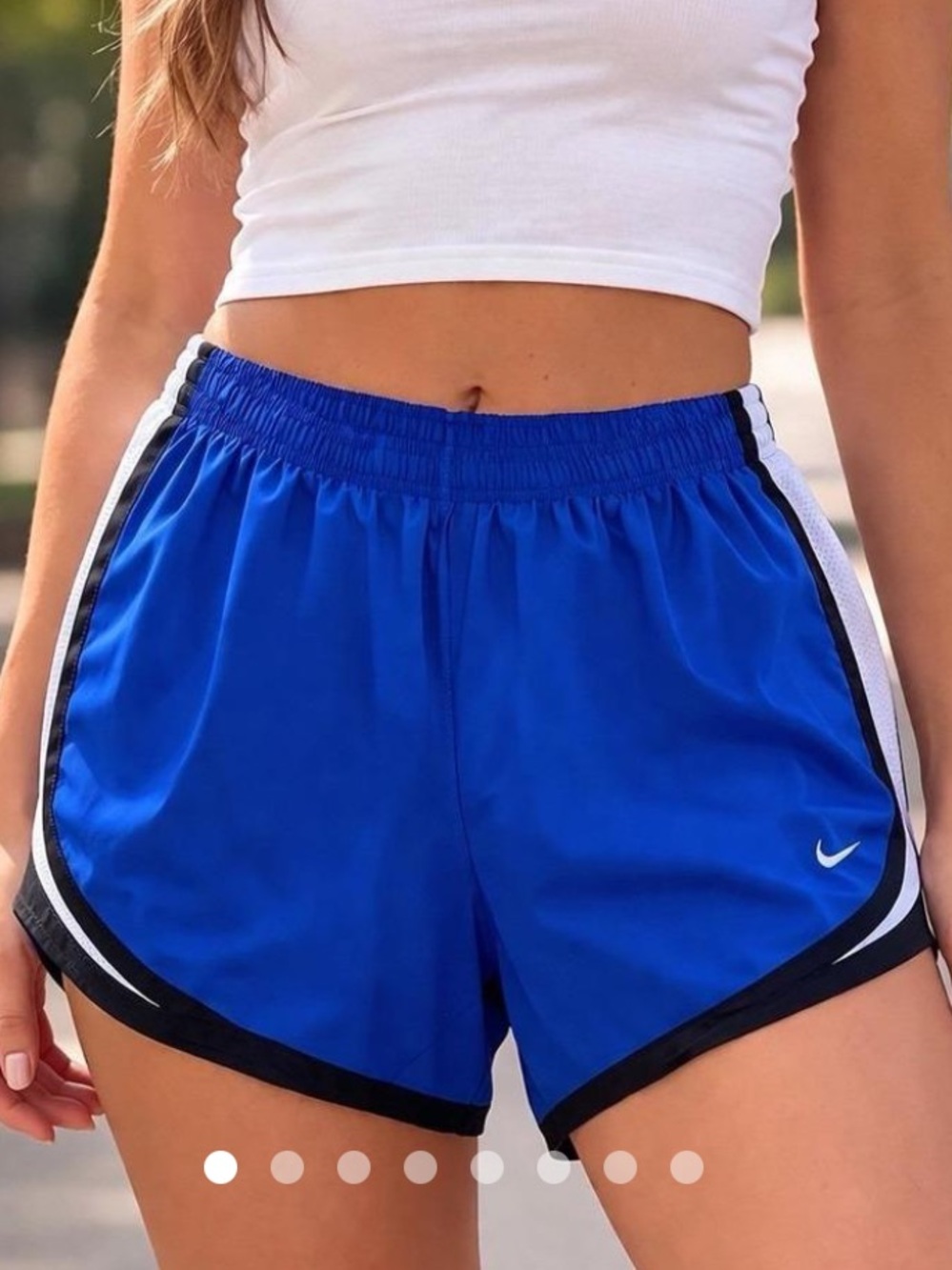 Nike Royal Blue Running Shorts with Contrast Trim